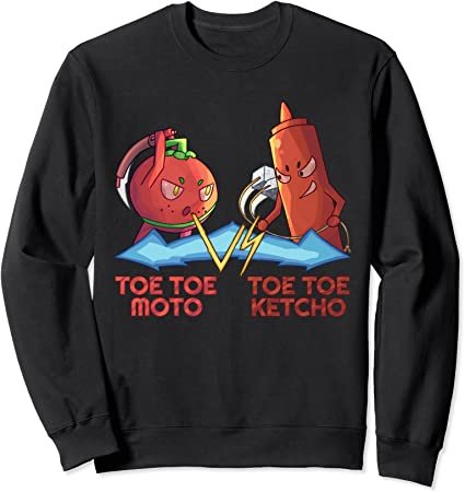 Toe Toe Moto VS Toe Toe Ketcho swatshirt